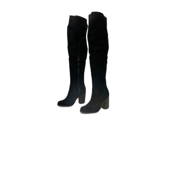 Kelsi Dagger Women's Black Suede Over the Knee Boots Style Logan Size 7 NIB - Picture 9 of 10